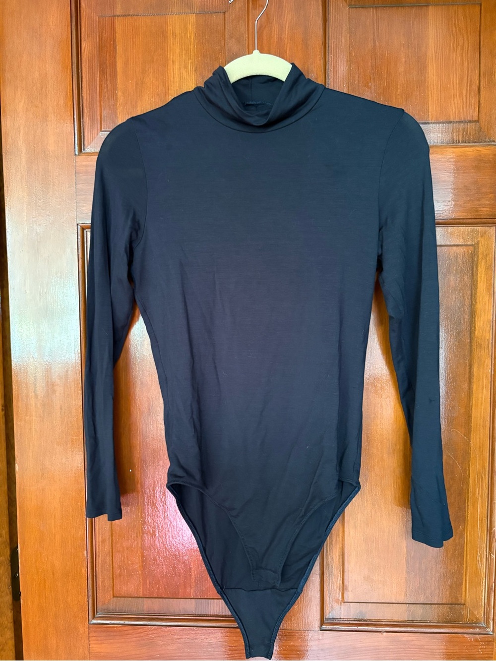 Turtleneck long sleeve bodysuit